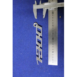 SCRITTA "1300" LUNGHEZZA 160 MM  METALLO CROMATO