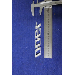 SCRITTA "1300" LUNGHEZZA 160 MM  METALLO CROMATO