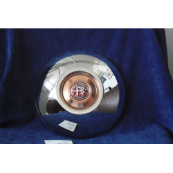 COPPE RUOTA OTTONE CROMATO E DISCHETTO CENTRALE RAME