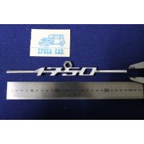 SCRITTA "1750"   METALLO CROMATO