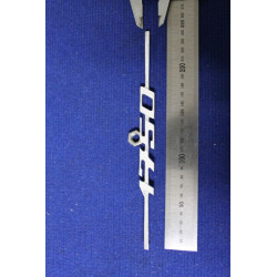 EMBLEM " 1750 "  METAL CROME