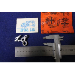 SCRITTA "1.8" METALLO CROMATO