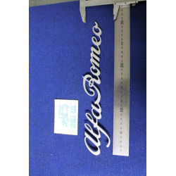 SCRITTA "ALFA ROMEO" 305 MM   IN LEGA LEGGERA CROMATA