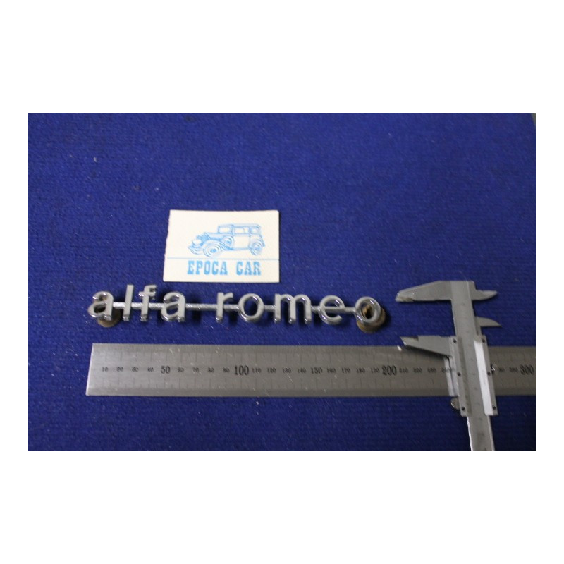SCRITTA "ALFA ROMEO"  METALLO CROMATO