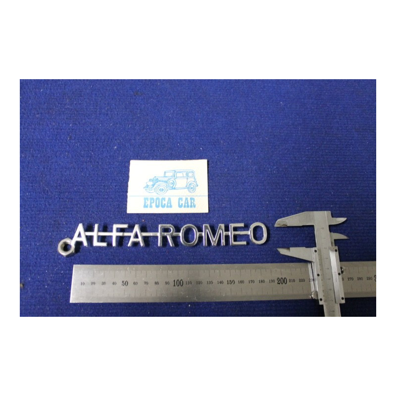 EMBLEM "ALFA ROMEO"  METAL CHROME