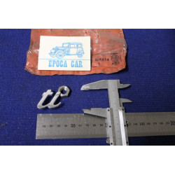 SCRITTA "ti" SPESSORE FINE  METALLO CROMATO