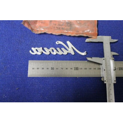 EMBLEM "NUOVA"   METAL CHROME