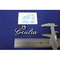 EMBLEM "GIULIA" (SMALL TYPE) METAL CHROME