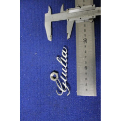 SCRITTA "GIULIA" IN CORSIVO TIPO PICCOLO METALLO CROMATO