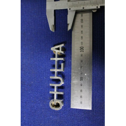 SCRITTA "GIULIA" IN STAMPATELLO PLASTICA