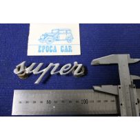SCRITTA "SUPER" IN CORSIVO TIPO GRANDE  ALLUMINIO