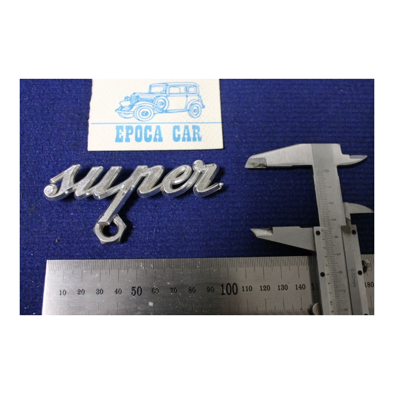 SCRITTA "SUPER" IN CORSIVO   PLASTICA