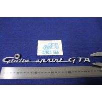 EMBLEM "GIULIA SPRINT GTA"  METAL CHROME