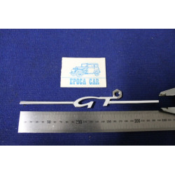 SCRITTA "GT"   METALLO CROMATO