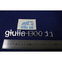 SCRITTA "GIULIA 1300" (+TI)  ALLUMINIO