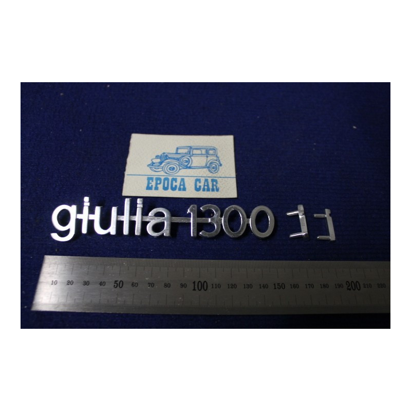 EMBLEM "GIULIA 1300 (+ TI )   ALLUMINIUM