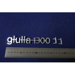 EMBLEM "GIULIA 1300 (+ TI )   ALLUMINIUM
