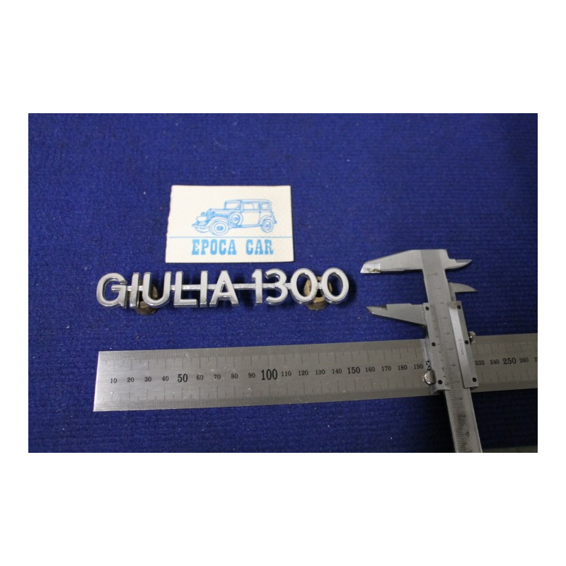 EMBLEM "GIULIA 1300"  ALLUMINIUM