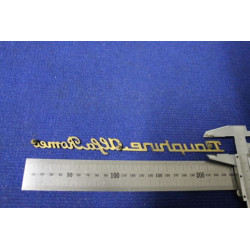 SCRITTA "DAUPHINE ALFA ROMEO"   OTTONE