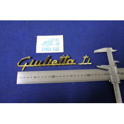 SCRITTA "GIULIETTA"   IN PLASTICA DORATA