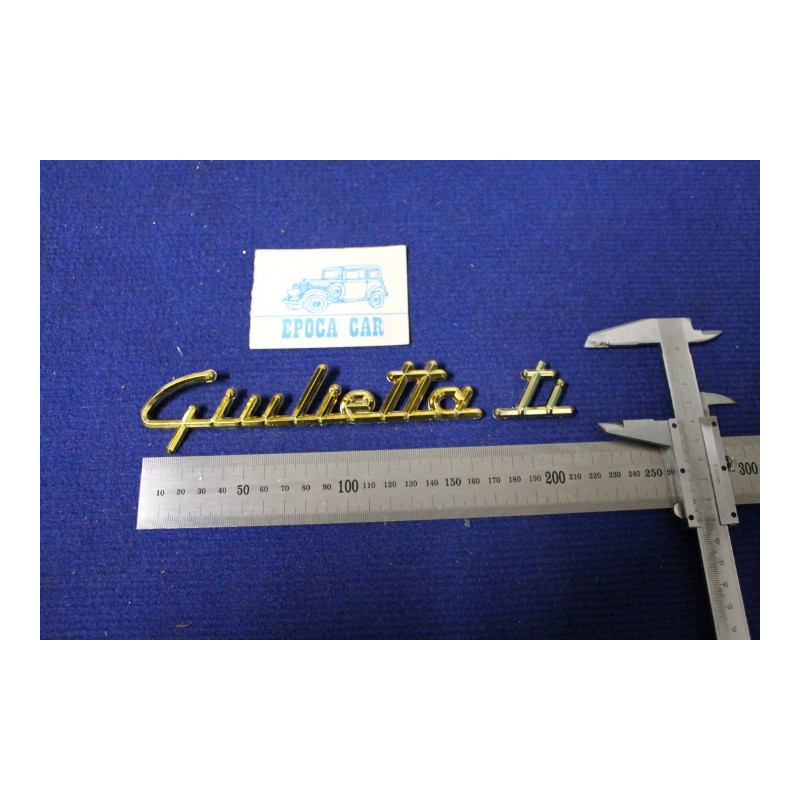 SCRITTA "GIULIETTA"   IN PLASTICA DORATA