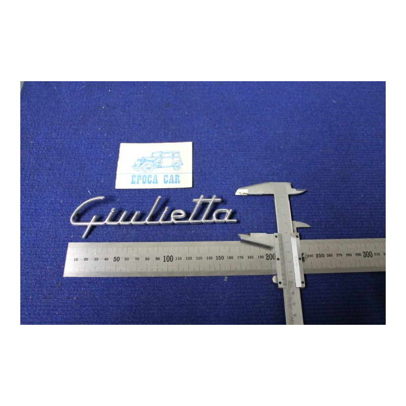 EMBLEM "GIULIETTA"  ALLUMINIUM