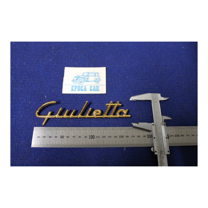 SCRITTA "GIULIETTA"  METALLO DORATO