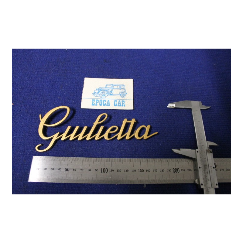 EMBLEM "GIULIETTA"   BRASS