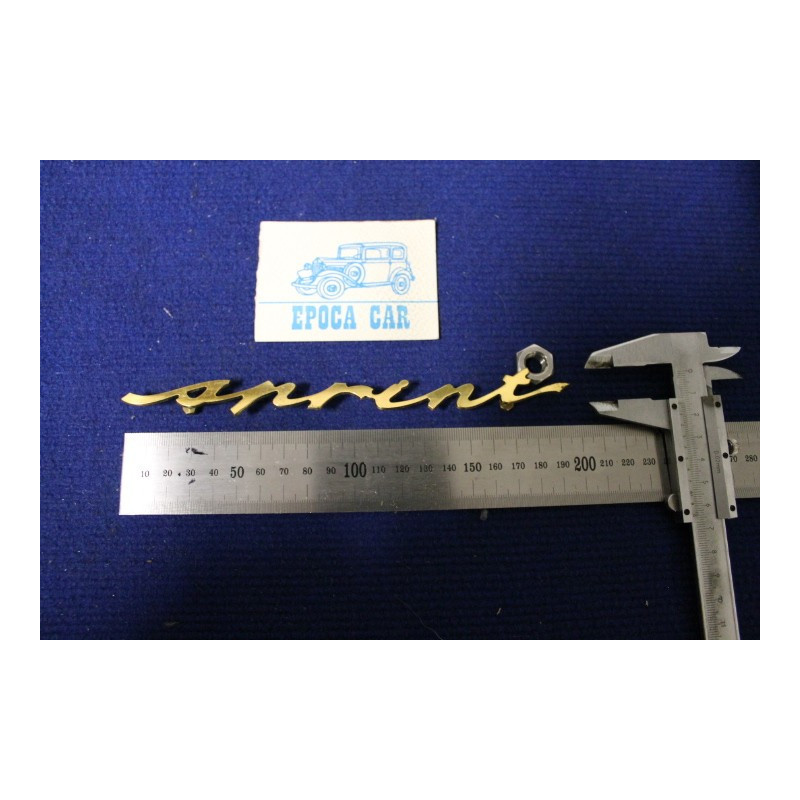 SCRITTA "SPRINT"   METALLO DORATO