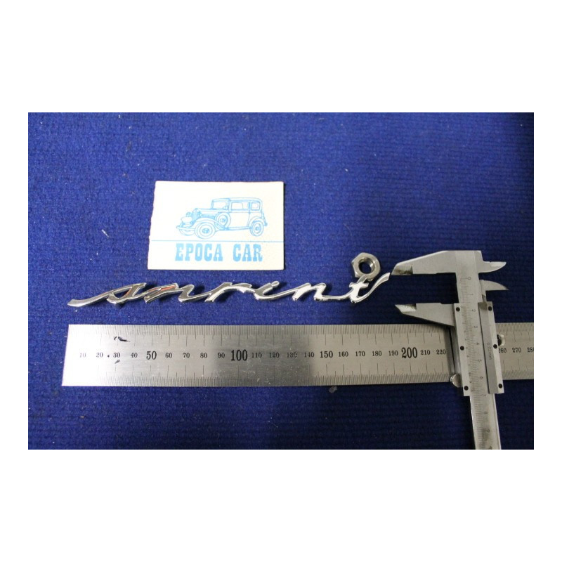 SCRITTA "SPRINT"  METALLO CROMATO