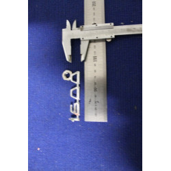 EMBLEM "1600"  METAL CHROME