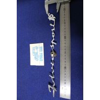 EMBLEM "FULVIA SPORT 1,6"  (ZAGATO)   METAL CHROME
