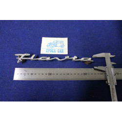 EMBLEM "FLAVIA"  METAL CHROME