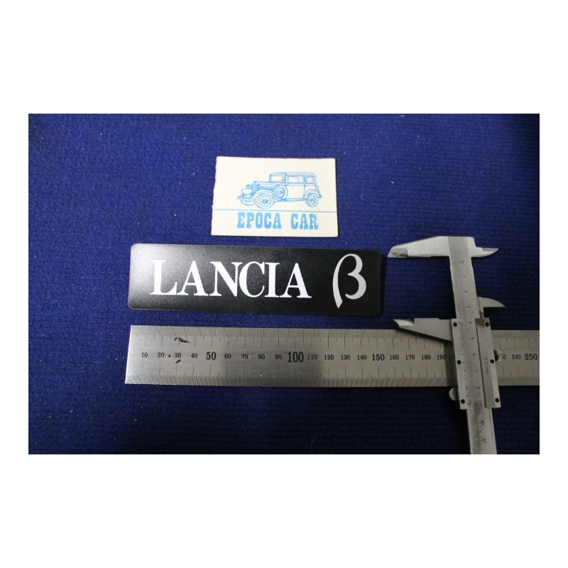 EMBLEM " LANCIA B "    BLACK PLASTIC