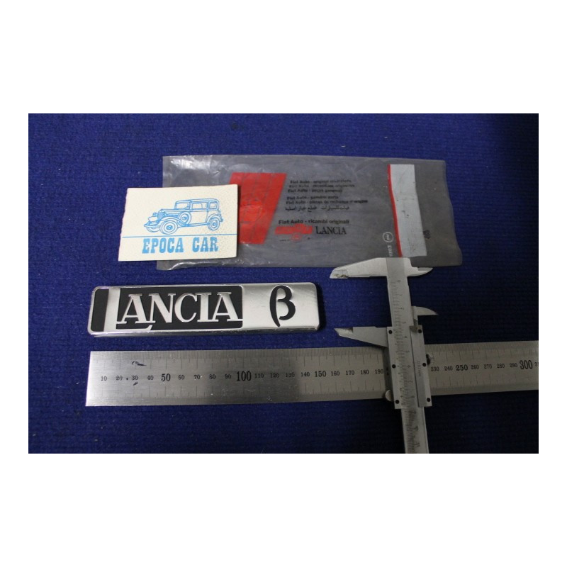 EMBLEM "LANCIA B"    METAL CHROME