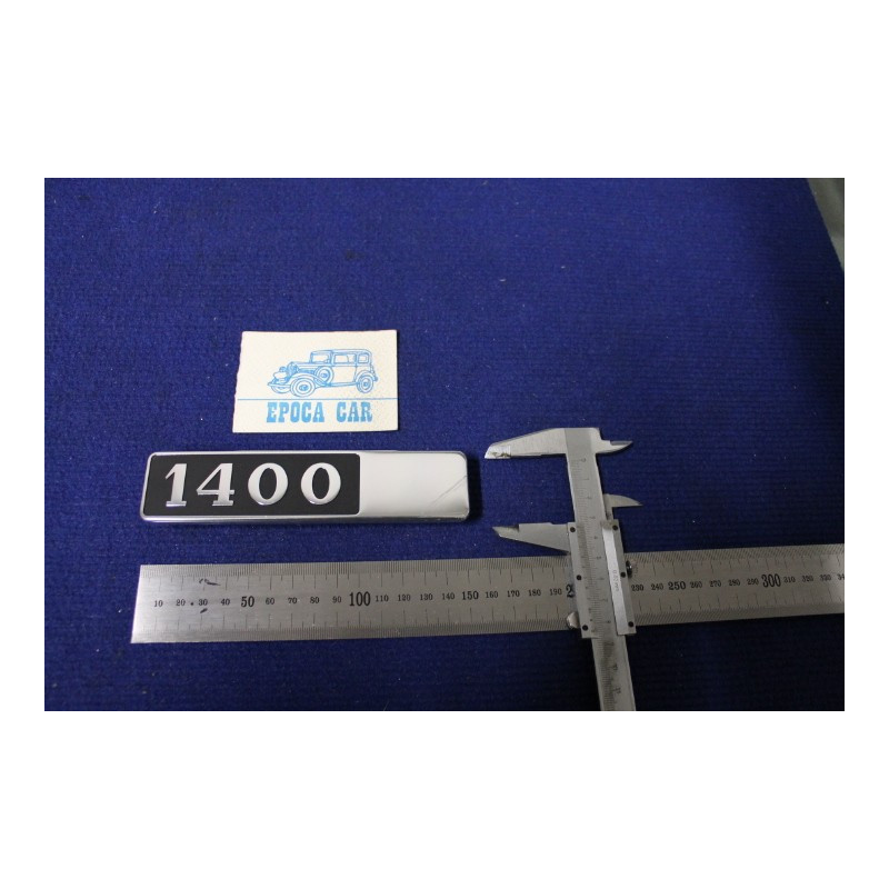 SCRITTA " 1400 "    METALLO CROMATO