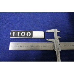 SCRITTA " 1400 "    METALLO CROMATO