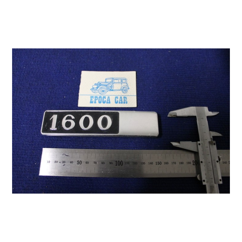 SCRITTA "1600"   METALLO CROMATO