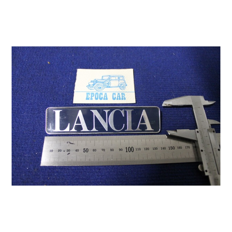 SCRITTA  "LANCIA" (SCRITTA ARGENTO)  METALLO CROMATO