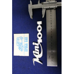 EMBLEM "MINI 1001" METAL CHROME