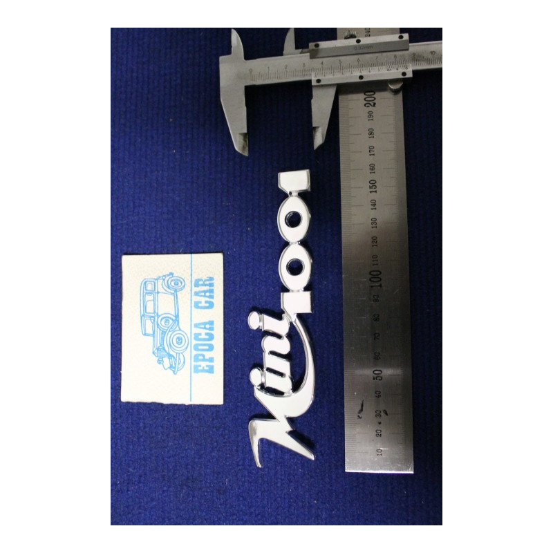 EMBLEM "MINI 1001" METAL CHROME