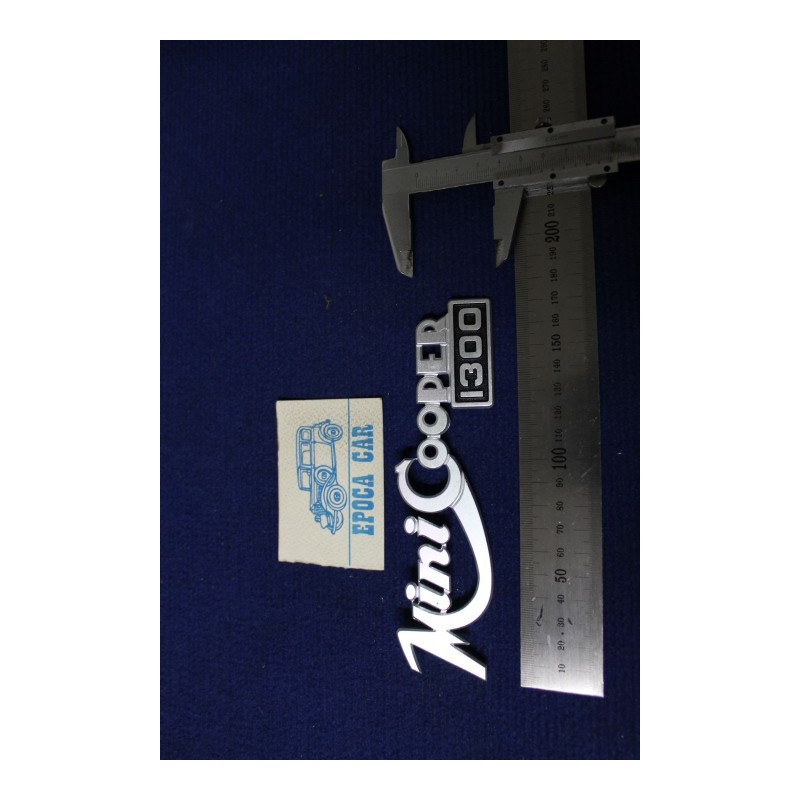 EMBLEM "MINI COOPER 1300" METAL CHROME