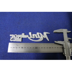 EMBLEM "MINI MINOR MK3" METAL CHROME