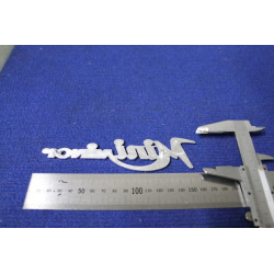 EMBLEM "MINI MINOR" (BIG THICKNESS) METAL CHROME