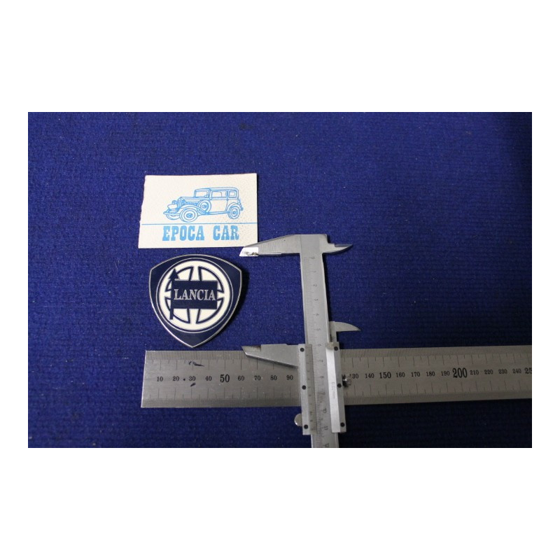 BADGE "LANCIA" UNIVERSAL FRONT BADGE HORIZONTAL CONNECTION   METAL