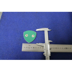 BADGE "LANCIA" UNIVERSAL FRONT BADGE HORIZONTAL CONNECTION   METAL