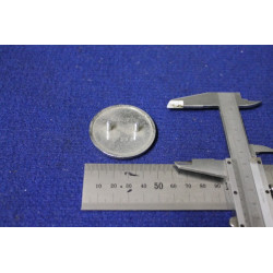 STEMMA ROTONDO "LANCIA"  DIAMETRO 46mm  PLASTICA