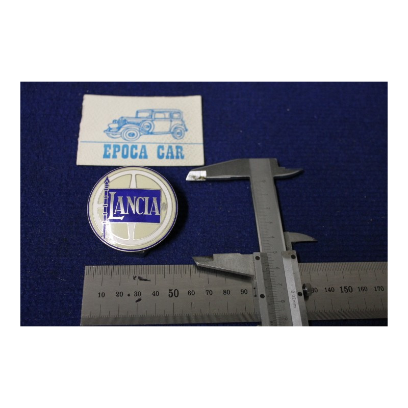ROUND BADGE "LANCIA" 50mm DIAMETER  METAL