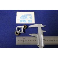 EMBLEM "GT"   METAL CHROME