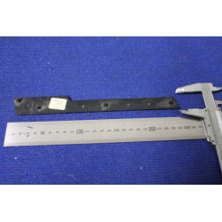 EMBLEM "AUTOBIANCHI A 112"  SILVER WRITING  PLASTIC